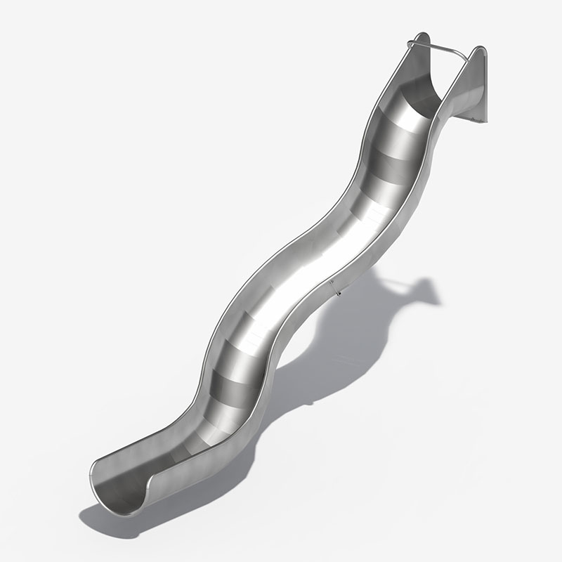 खेल के मैदान के लिए लहरदार स्लाइड