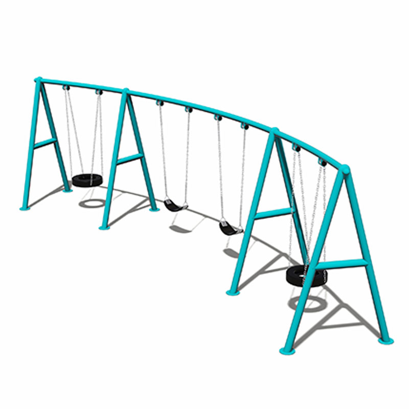 बच्चों के आउटडोर खेल के अनुभव को बेहतर बनाने के लिए बनाया गया आउटडोर किड्स स्विंग
