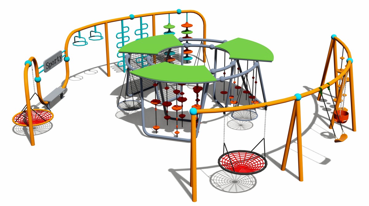 खेल का मैदान स्विंग सेट (2)