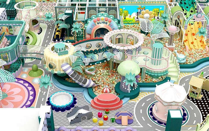 गुप्त वन इनडोर खेल का मैदान