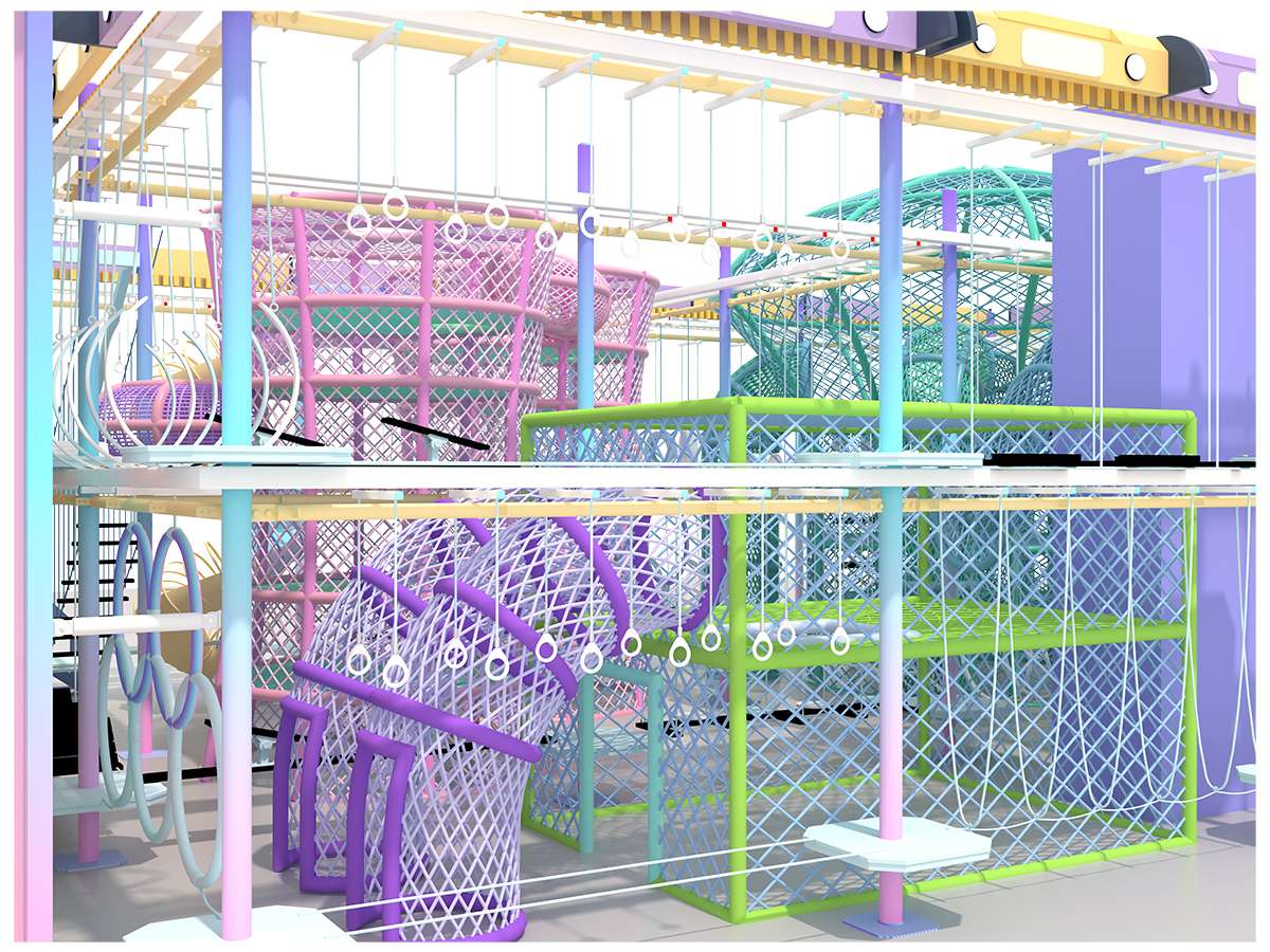 3.इंडोर एडवेंचर रोप्स कोर्स (6)