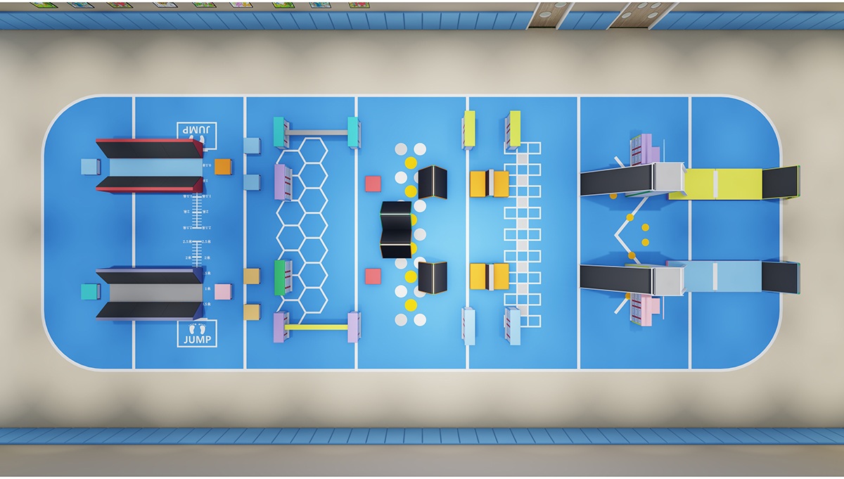 6. इनडोर बाधा कोर्स प्रशिक्षण उपकरण (9)