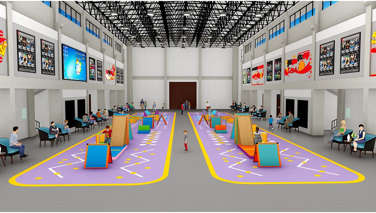 4. बच्चों के लिए इनडोर बाधा कोर्स प्रशिक्षण (2)