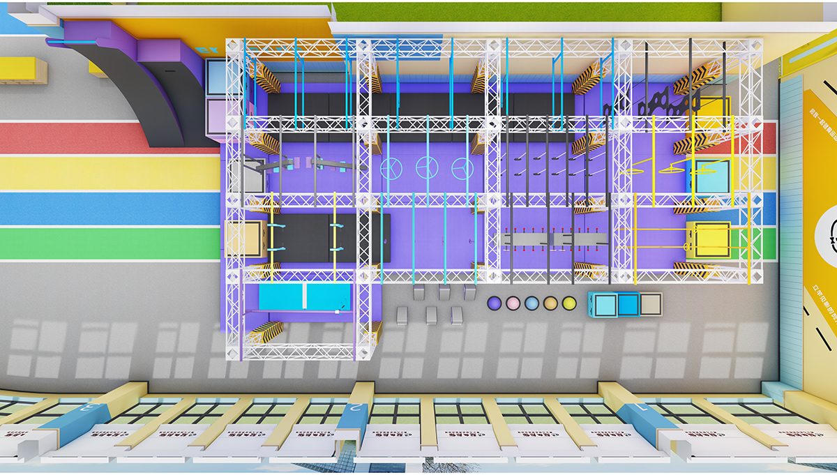 7. निंजा योद्धा इंडोर बाधा कोर्स (7)