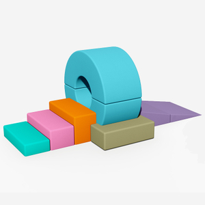 मॉड्यूलर आसान-साफ इनडोर सॉफ्ट प्ले उपकरण 