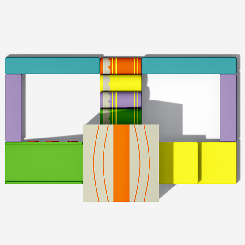 सॉफ्ट-पैडेड क्लाइंबिंग हाउस - इनडोर सॉफ्ट प्ले उपकरण 