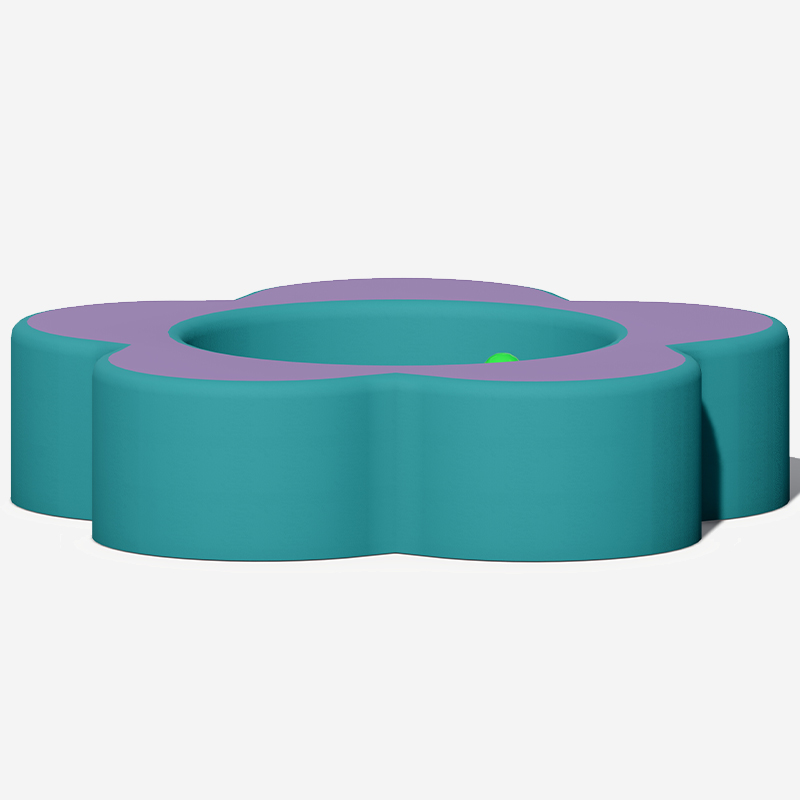 पंखुड़ी के आकार का EN71 प्रमाणित इनडोर सॉफ्ट प्ले पिट