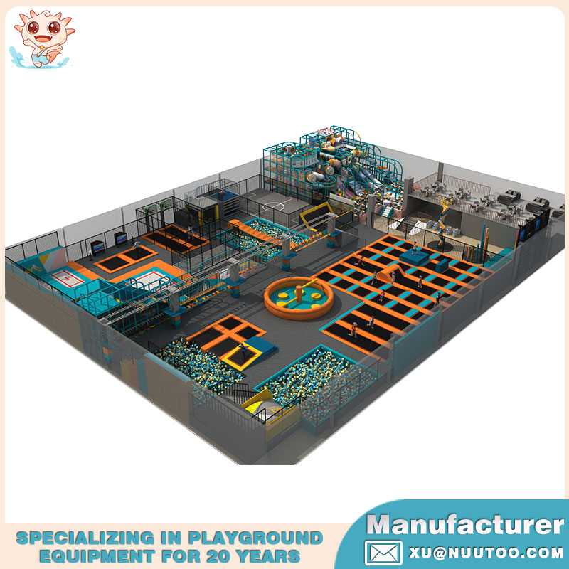 गुणवत्तापूर्ण इनडोर ट्रैम्पोलिन पार्क निर्माताNU-BC009