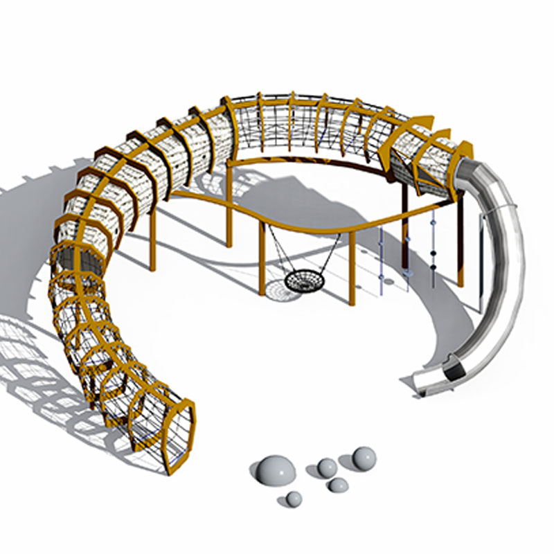 ड्रैगन बोन आउटडोर चढ़ाई और स्लाइड सेट