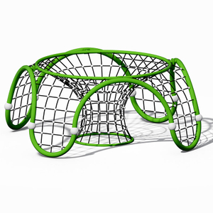 बच्चे डोम क्लाइंबर आउटडोर जिम खेलते हैं