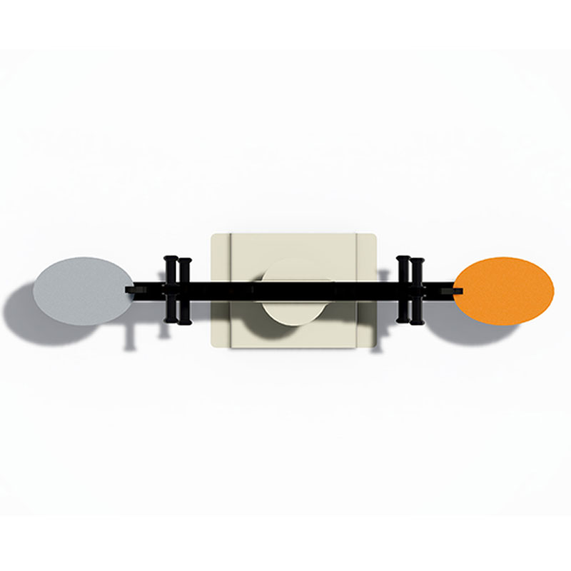 डायनासोर-थीम वाले डबल सीसॉज़