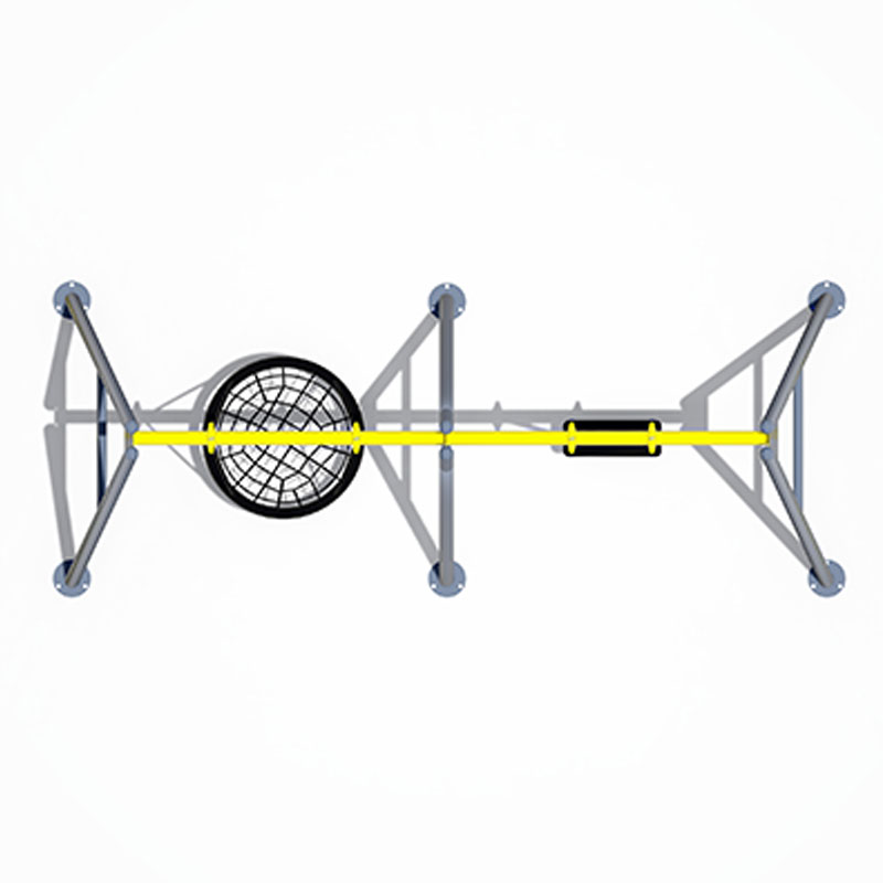 बच्चों की सुरक्षित खेल गतिविधियों के लिए स्थिर आधार के साथ आउटडोर किड्स नेस्ट स्विंग