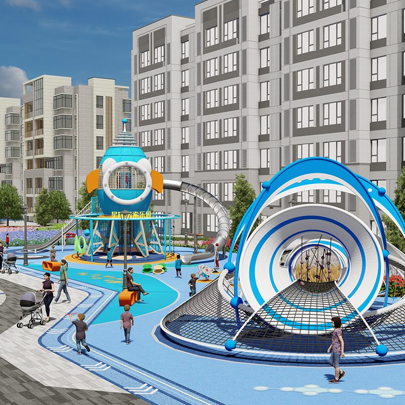 1090㎡ साहसिक कार्य: क्यों यह पार्क आउटडोर खेल का मैदान आपके समुदाय के लिए जरूरी है