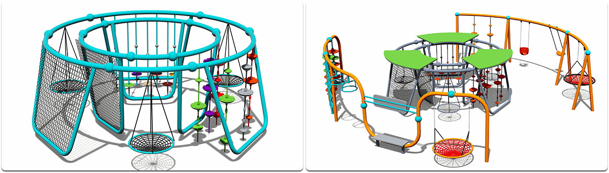किफायती आउटडोर खेल का मैदान स्विंग (2) 