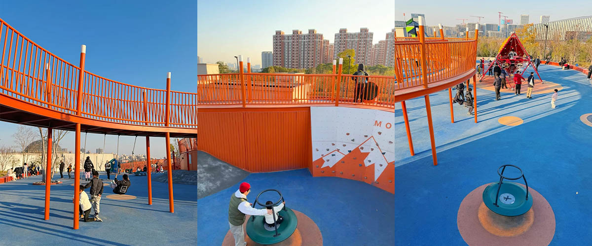 व्यावसायिक उपयोग के लिए सुरक्षित और मज़ेदार बच्चों के खेल का मैदान उपकरण