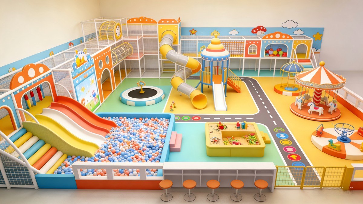 इनडोर खेल का मैदान क्या है？ (5)