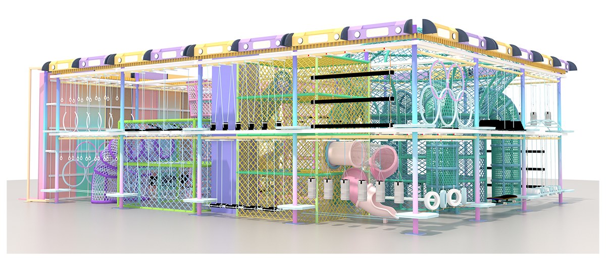 3.इंडोर एडवेंचर रोप्स कोर्स (4)