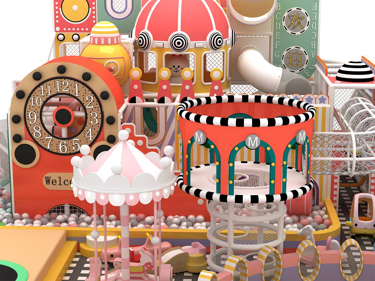 7. मॉल के लिए बड़ा पेस्टल इनडोर खेल का मैदान (5)