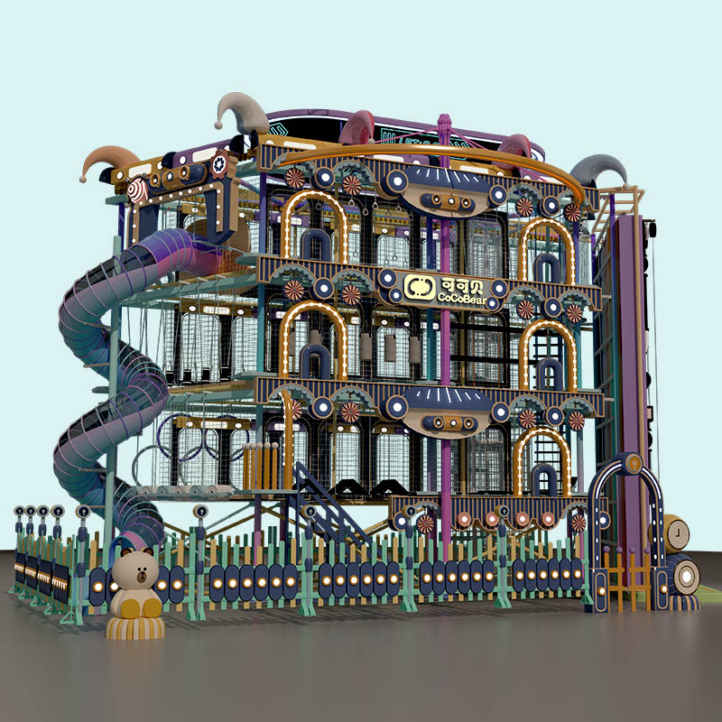 सनकी थीम वाला इंडोर हाई रोप्स कोर्स - चीन में निर्मित