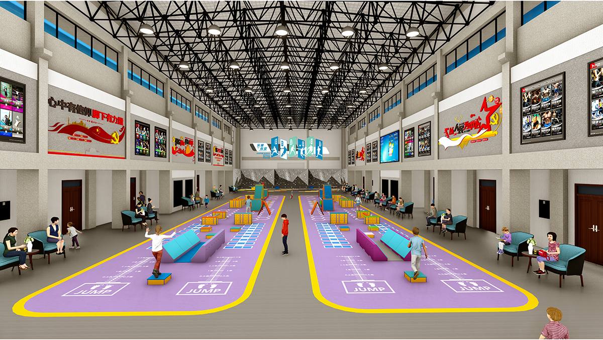 4. बच्चों के लिए इनडोर बाधा कोर्स प्रशिक्षण (4)