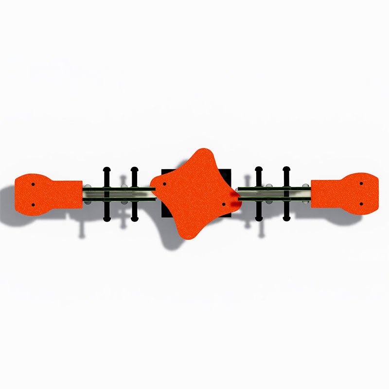 मगरमच्छ-थीम वाली डबल-सीट स्प्रिंग सीसॉ