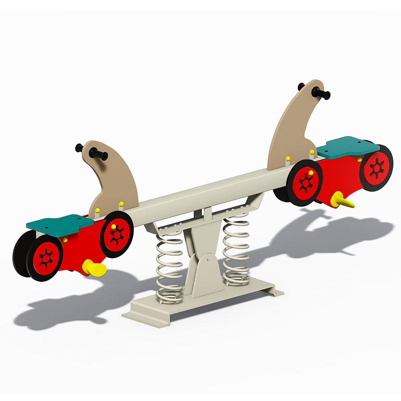 किड्स सीसॉज़: मोटरसाइकिल-थीम वाला टीटर टॉटर्स प्लेग्राउंड गियर