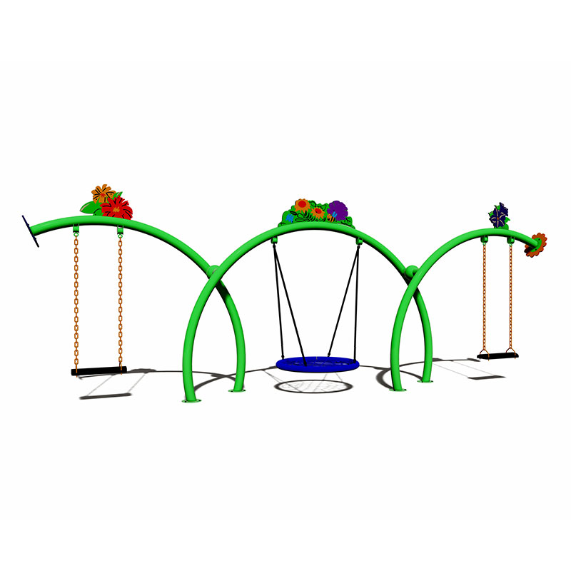 मजबूत निर्माण के साथ बच्चों का झूला, आउटडोर खेल सत्र के लिए बिल्कुल उपयुक्त