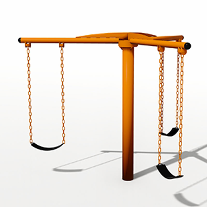 विश्वसनीय आउटडोर खेल मनोरंजन के लिए हेवी-ड्यूटी गैल्वेनाइज्ड पाइप किड्स स्विंग