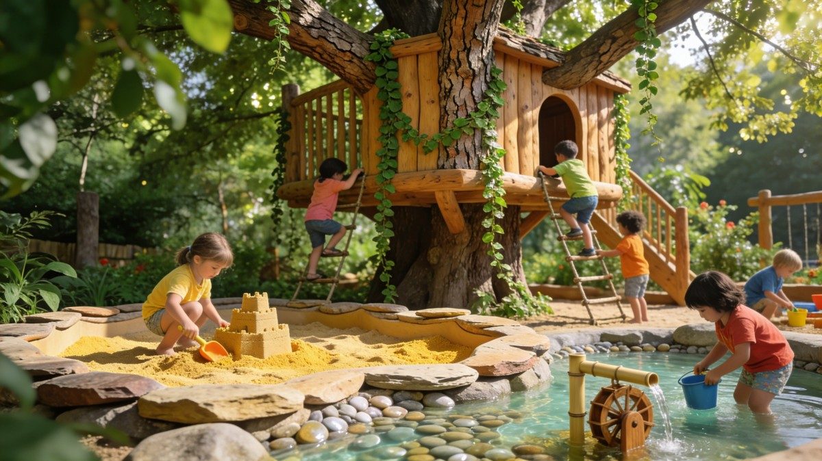 types of children's playgrounds-4 बच्चों के खेल के मैदानों के प्रकार-4