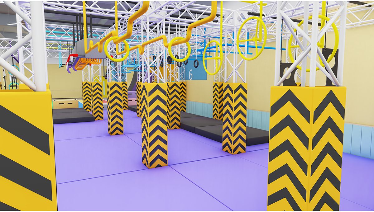 7. निंजा योद्धा इंडोर बाधा कोर्स (6)