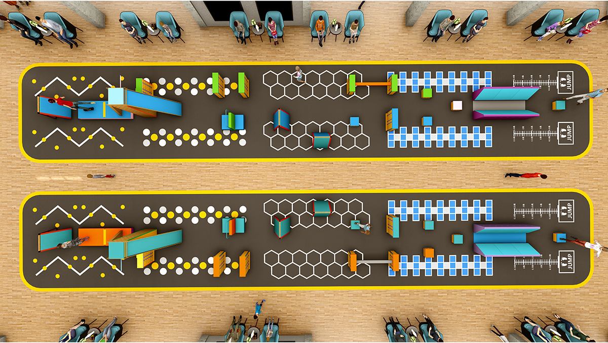 4. बच्चों के लिए इनडोर बाधा कोर्स प्रशिक्षण (9)