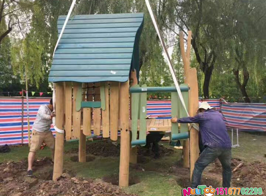 लेटू गैर-मानक मनोरंजन + लॉग संयोजन स्लाइड + पारिस्थितिक अवकाश पार्क - (2)