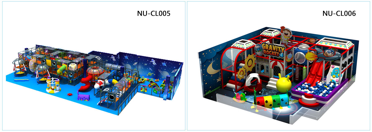अंतरिक्ष थीम पर आधारित इनडोर खेल का मैदान (3)