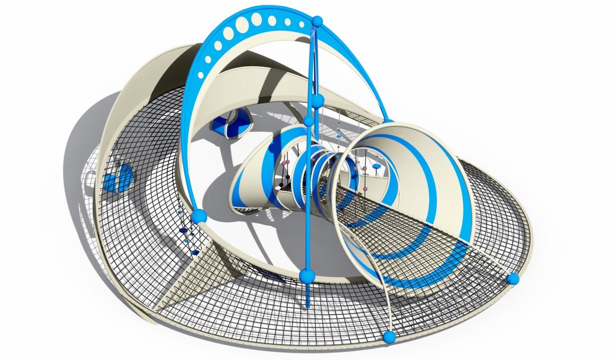 13. रस्सी पर चढ़ना फ्रेम खेल का मैदान -5