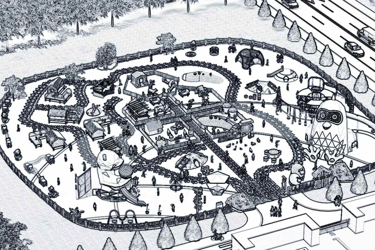 पोल्ट्री पालतू खेल का मैदान 5