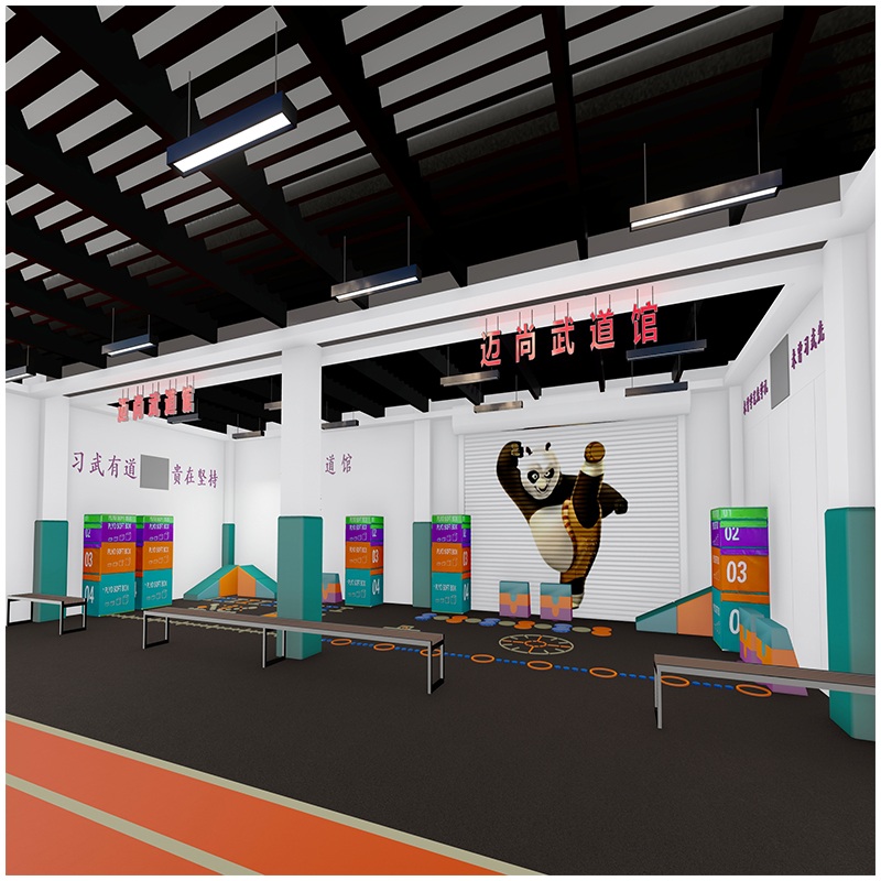 अनुकूलित बच्चे और वयस्क इनडोर चपलता बाधा कोर्स