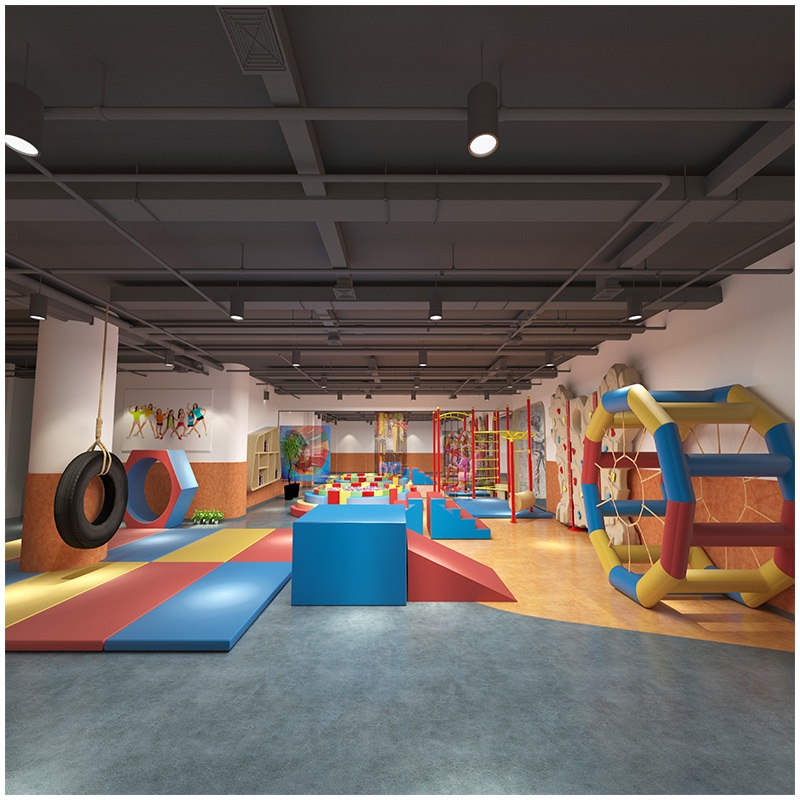 परिवार के अनुकूल इनडोर बाधा कोर्स प्रशिक्षण उपकरण