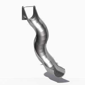 खेल के मैदान के लिए लहरदार स्लाइड