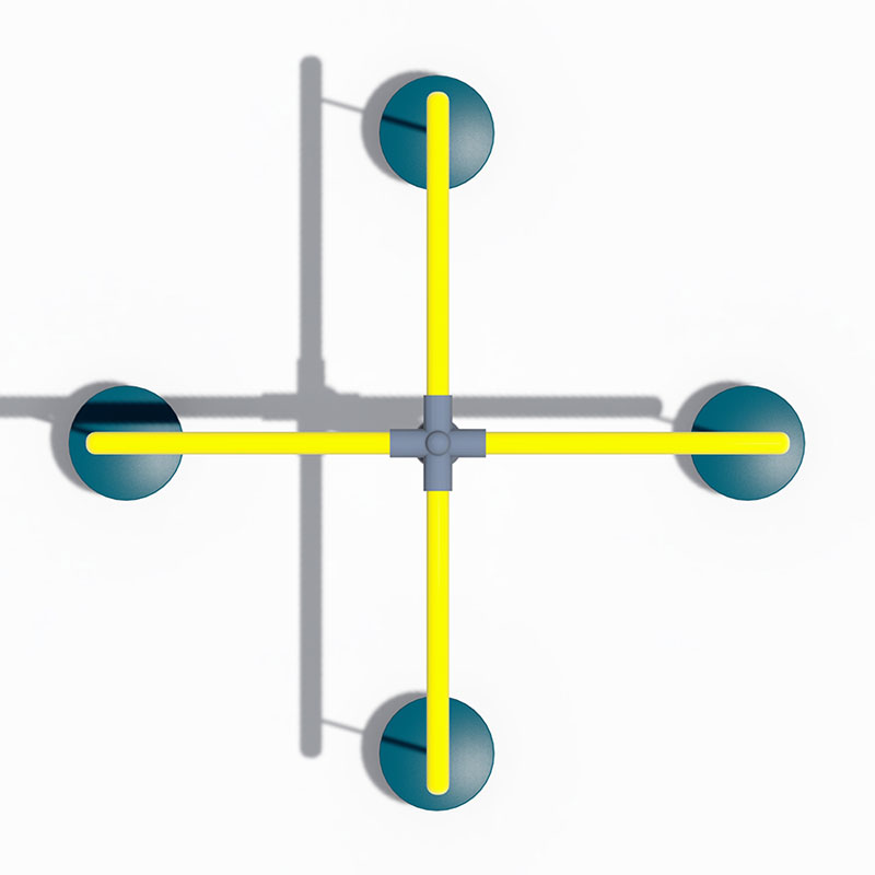 सुरक्षित मनोरंजक दैनिक खेल के लिए गैल्वनाइज्ड पाइप किड्स आउटडोर स्विंग