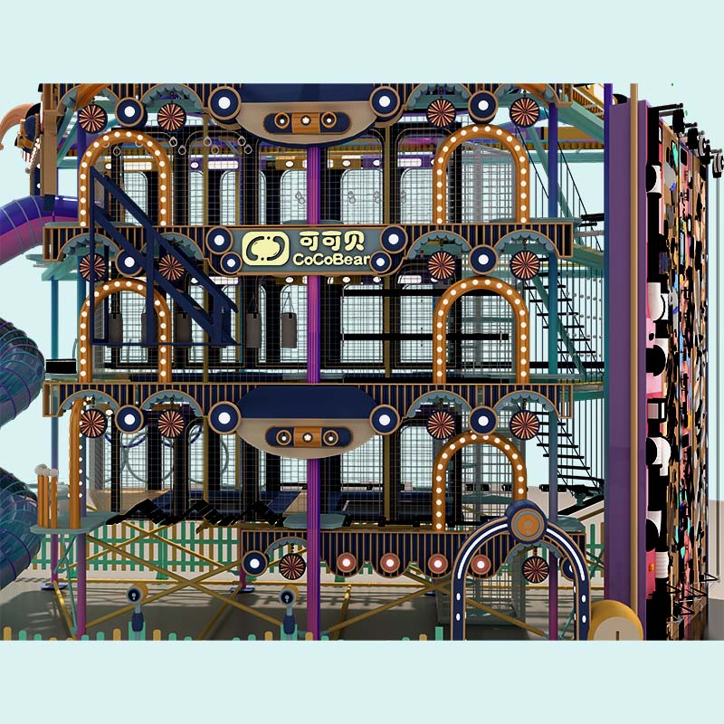 सनकी थीम वाला इंडोर हाई रोप्स कोर्स - चीन में निर्मित