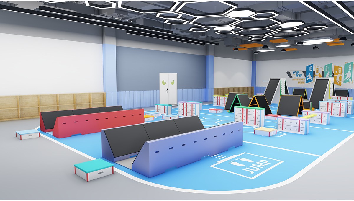 6. इनडोर बाधा कोर्स प्रशिक्षण उपकरण (10)