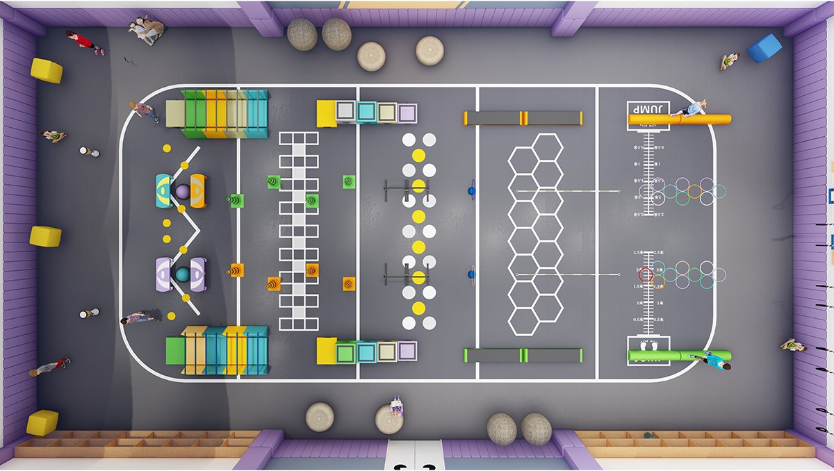 5. स्कूलों के लिए इनडोर बाधा कोर्स (9)