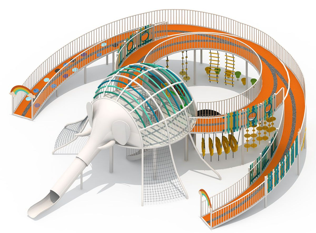 कस्टम खेल का मैदान निर्माता हाथी खेल के मैदान समाधान की पेशकश करता है