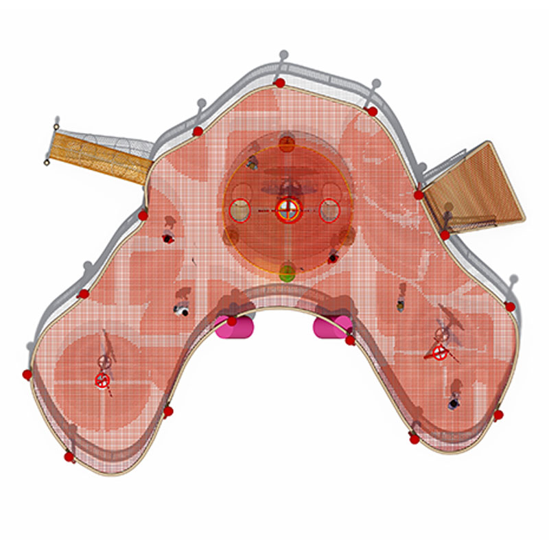 ज्वालामुखी एडवेंचर नेट और ट्रैम्पोलिन क्लाइंबर