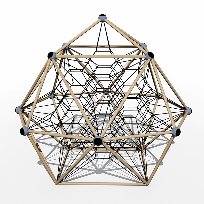 ज्यामितीय धातु खेल का मैदान पर्वतारोही