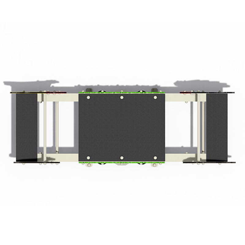  फार्म पशु-थीम वाले आउटडोर लकड़ी के सीसॉ