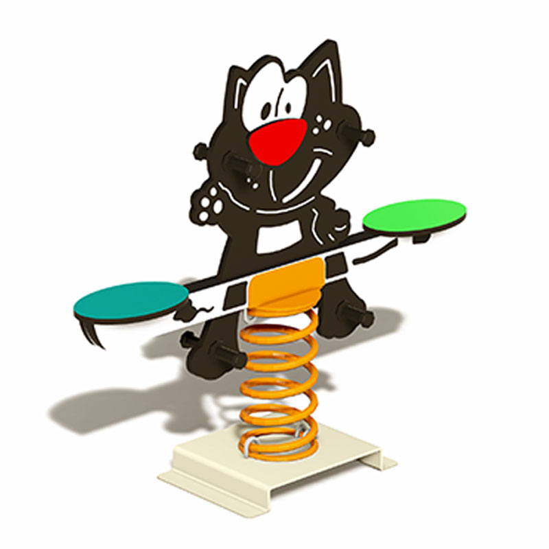 ब्लैक कैट-थीम वाले कस्टम सीसॉज़ 