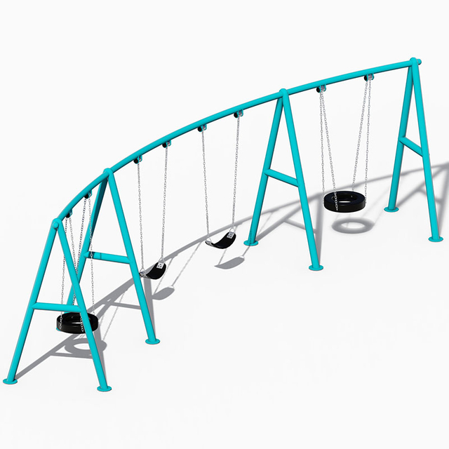 बच्चों के आउटडोर खेल के अनुभव को बेहतर बनाने के लिए बनाया गया आउटडोर किड्स स्विंग