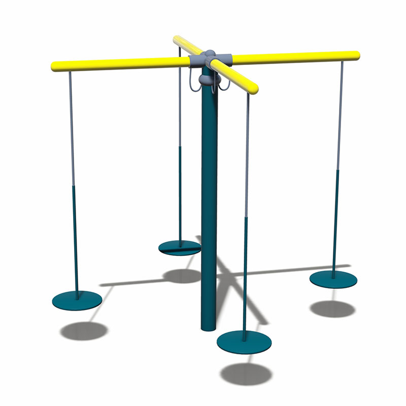 सुरक्षित मनोरंजक दैनिक खेल के लिए गैल्वनाइज्ड पाइप किड्स आउटडोर स्विंग
