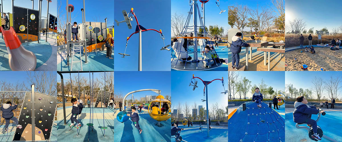 व्यावसायिक उपयोग के लिए सुरक्षित और मज़ेदार बच्चों के खेल का मैदान उपकरण